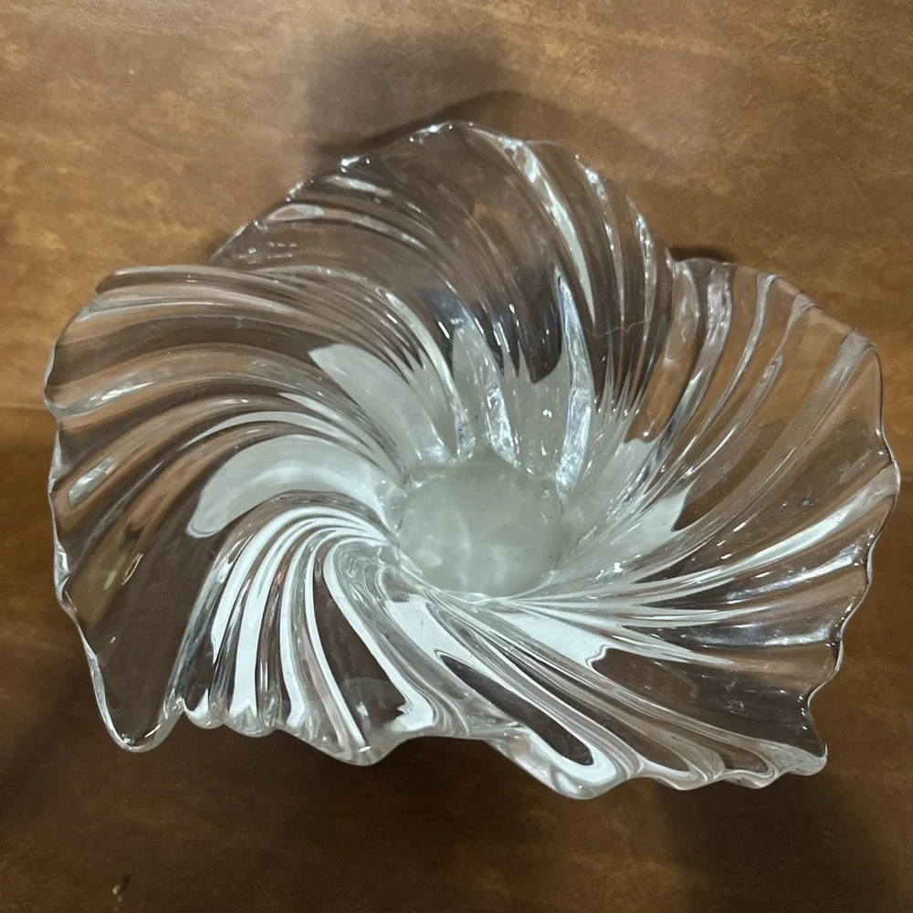 Mikasa Belle Epoque Crystal Centerpiece Bowl 12.5